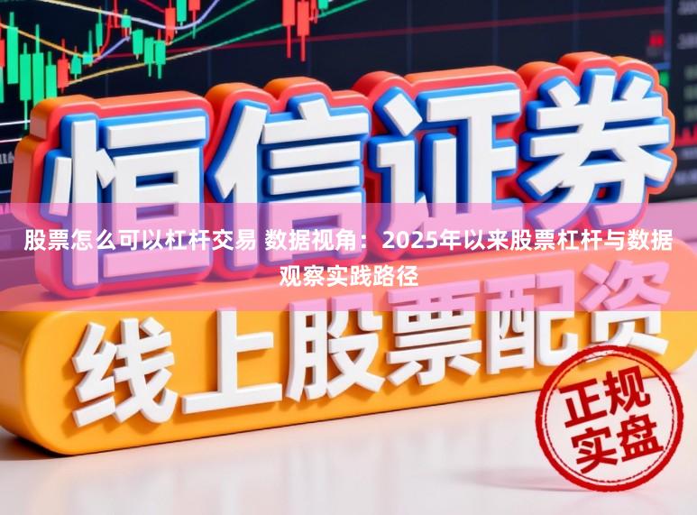 股票怎么可以杠杆交易 数据视角:2025年以来股票杠杆与数据观察实践路径