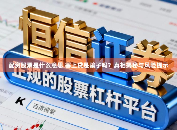 配资股票是什么意思 塞上贷是骗子吗？真相揭秘与风险提示