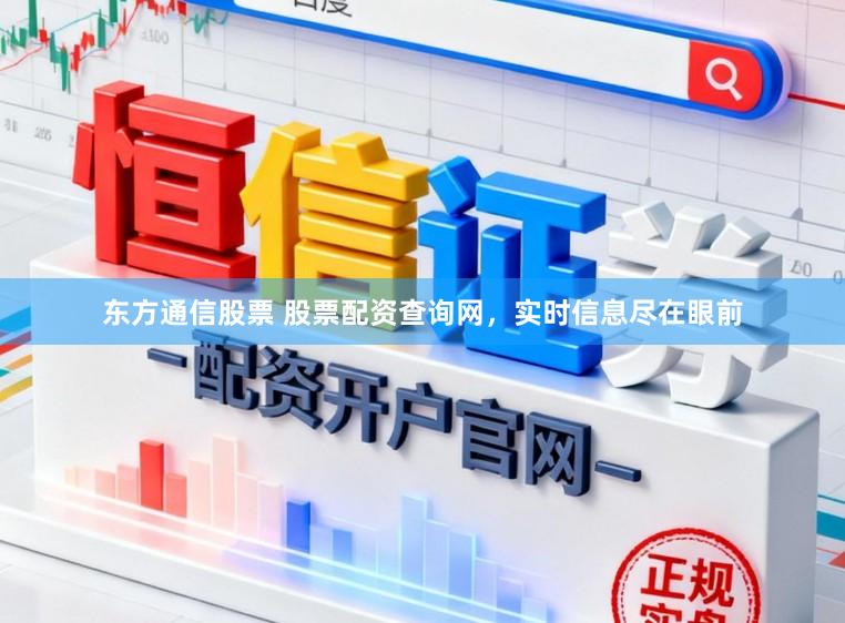 东方通信股票 股票配资查询网，实时信息尽在眼前