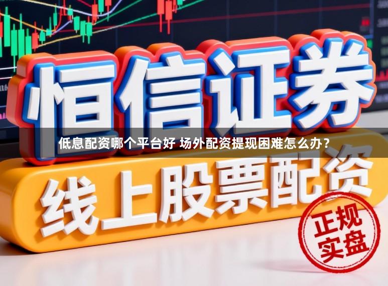 低息配资哪个平台好 场外配资提现困难怎么办？